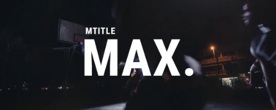 motionVFX mTitle MAX