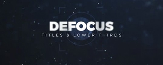 LenoFX Defocus Titles & Lower Thirds